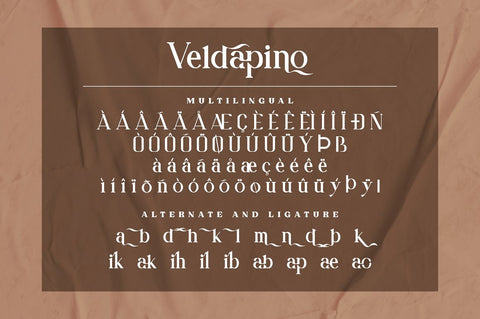 Veldapino Font Wildan Type 