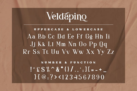 Veldapino Font Wildan Type 