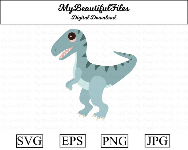 Velociraptor - Dinosaur SVG MyBeautifulFiles 
