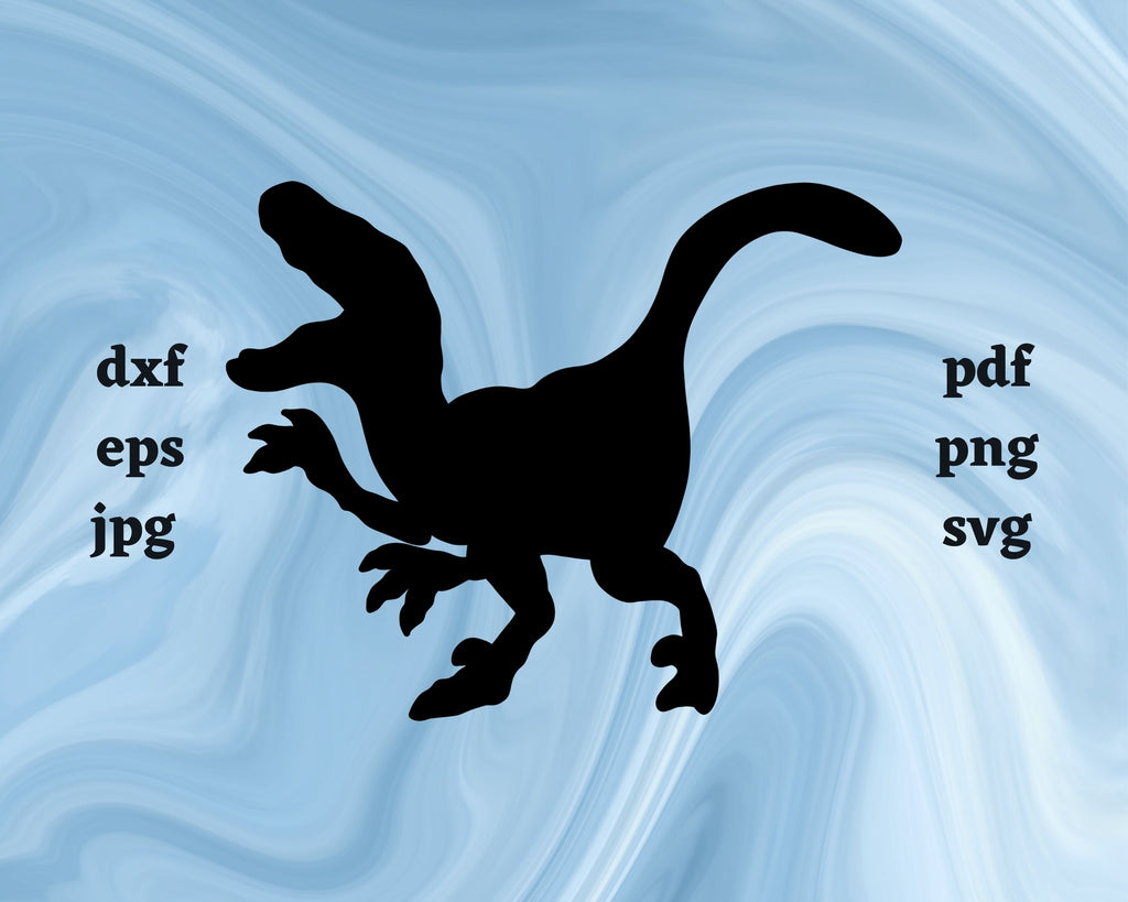 Velociraptor SVG Cut File - So Fontsy