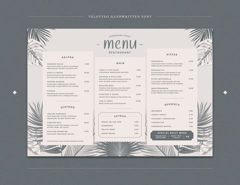 Velotteo Script Handwritten Font inferno.studio3 