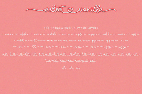 Velvet Vanilla Font Jun Creative 