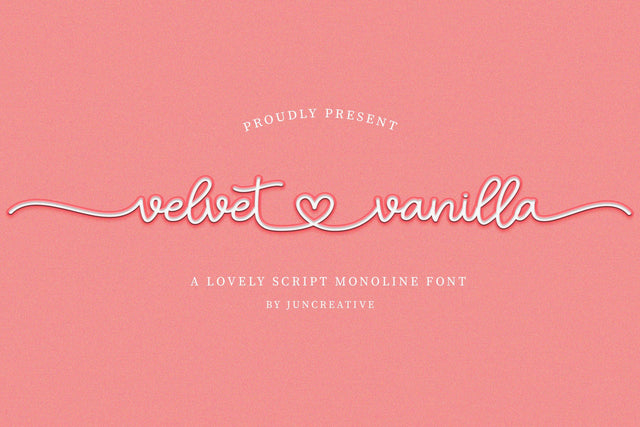 Velvet Vanilla Font Jun Creative 