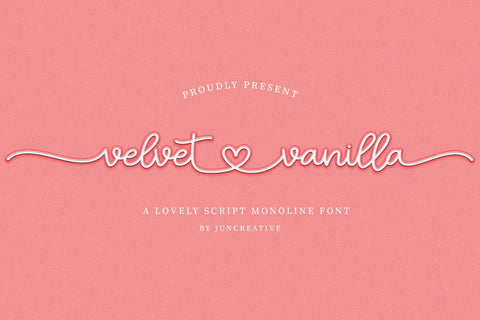 Velvet Vanilla Font Jun Creative 