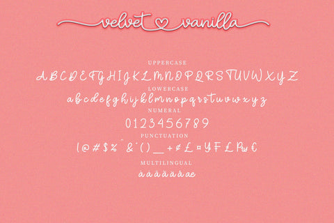 Velvet Vanilla Font Jun Creative 