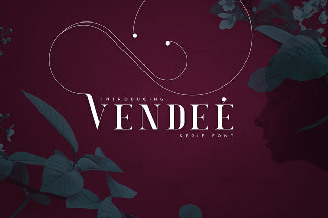 VENDEE - Serif font Font VPcreativeshop 