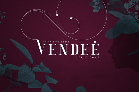VENDEE - Serif font Font VPcreativeshop 