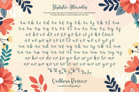 Vendora Rosie Font yumnatype 