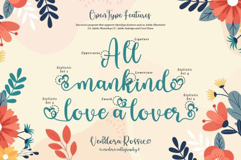 Vendora Rosie Font yumnatype 