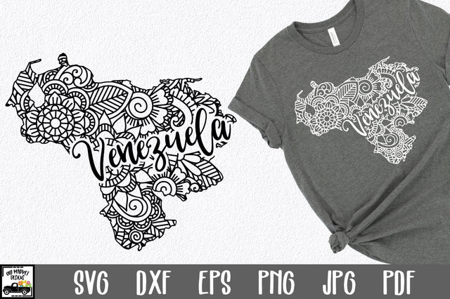Venezuela SVG File - Venezuela Mandala Design SVG Old Market 
