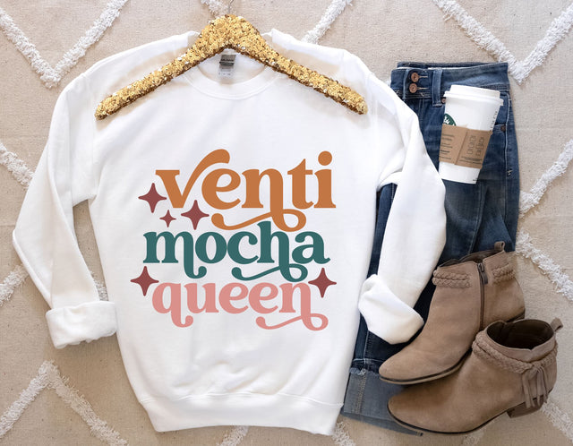 Venti Mocha Queen SVG | Coffee SVG | PNG | DXF SVG Toteally SVG 