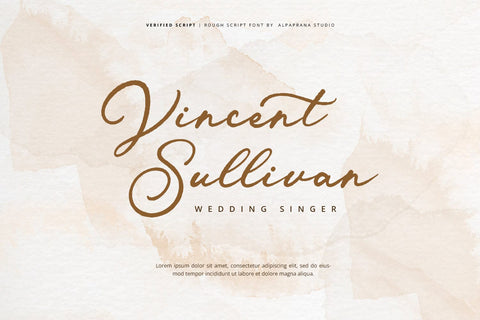 Verified Script - Rough Script Font Font Alpaprana Studio 