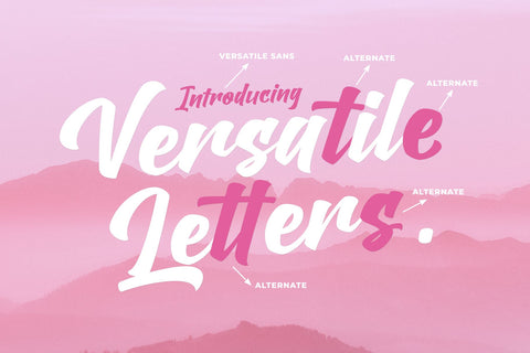 Versatile Letters / Duo Fonts SVG Javapep 