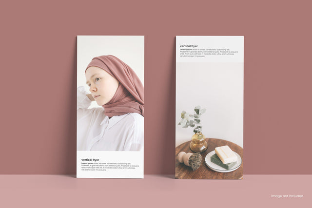 Vertical Flyer Mockup Mock Up Photo Mrletters 
