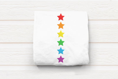 Vertical Row of Stars Embroidery Design Embroidery/Applique DESIGNS Designed by Geeks 