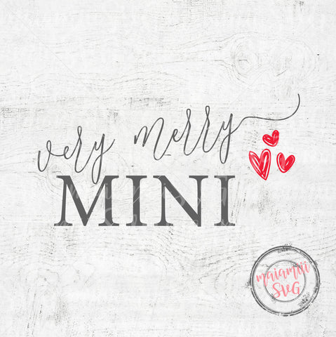 Very Merry Mam SVG, Very Merry Mini SVG, Christmas Shirts, Mommy And Me Shirts, Funny Christmas SVG SVG MaiamiiiSVG 