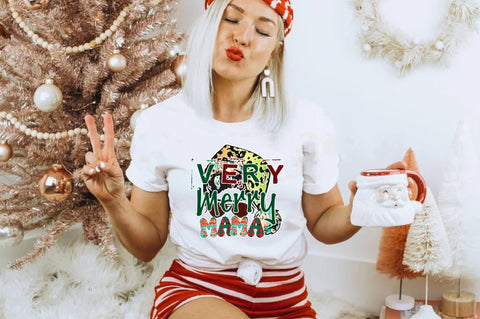 Very Merry Mama Christmas Sublimation Sublimation Jagonath Roy 