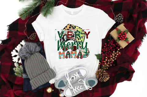 Very Merry Mama Christmas Sublimation Sublimation Jagonath Roy 