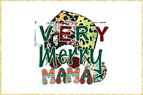 Very Merry Mama Christmas Sublimation Sublimation Jagonath Roy 
