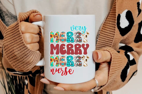 Very Merry Nurse Sublimation Sublimation Jagonath Roy 