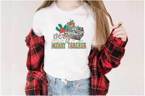 Very Merry Teacher Sublimation Sublimation Jagonath Roy 