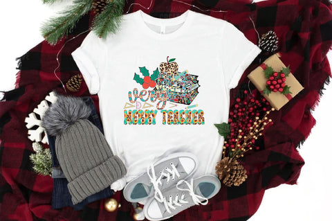 Very Merry Teacher Sublimation Sublimation Jagonath Roy 