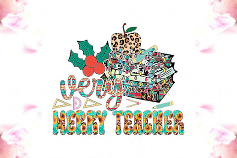 Very Merry Teacher Sublimation Sublimation Jagonath Roy 