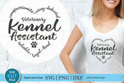 Vet kennel assistant svg, Veterinary kennel assistant svg SVG SVG Cut File 
