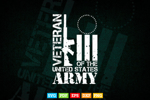 Veteran of United States US Army veteran Gold 4th Of July Svg Cut Files SVG DesignDestine 