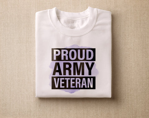 Veteran Sublimation Designs Bundle, 6 Designs, Veteran PNG Files, Veteran Quotes PNG, Proud Veteran Of The US Army PNG Sublimation HappyDesignStudio 