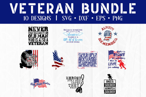 Veteran SVG Bundle SVG SavanasDesign 
