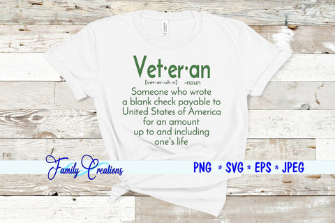 Veteran SVG Family Creations 