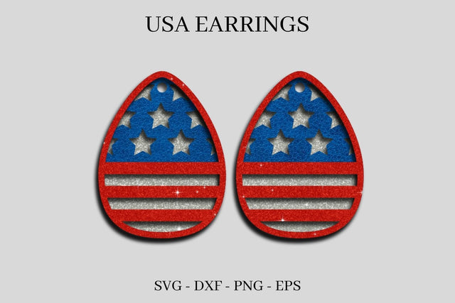 Veterans Day Earrings SVG SVG SvgOcean 