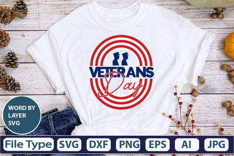 Veterans Day SVG Cut File SVG DesignPlante 503 