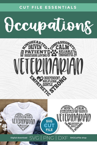 Veterinarian svg, vet svg, small animal vet, dog veterinarian svg, cat veterinarian svg, veterinary svg, furbaby vet svg, subway art SVG SVG Cut File 