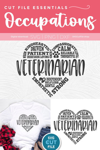 Veterinarian svg, vet svg, small animal vet, dog veterinarian svg, cat veterinarian svg, veterinary svg, furbaby vet svg, subway art SVG SVG Cut File 