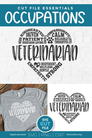 Veterinarian svg, vet svg, small animal vet, dog veterinarian svg, cat veterinarian svg, veterinary svg, furbaby vet svg, subway art SVG SVG Cut File 