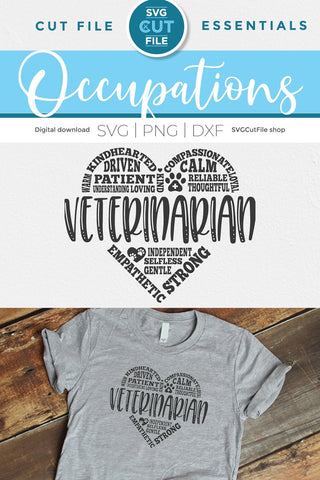 Veterinarian svg, vet svg, small animal vet, dog veterinarian svg, cat veterinarian svg, veterinary svg, furbaby vet svg, subway art SVG SVG Cut File 