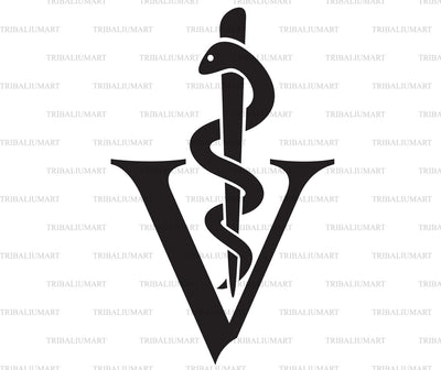 Veterinary clinic symbol SVG TribaliumArtSF 