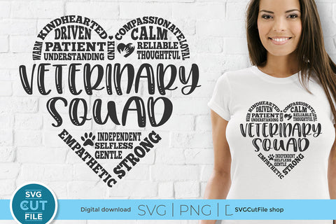 Veterinary squad svg for Cricut or Silhouette SVG SVG Cut File 