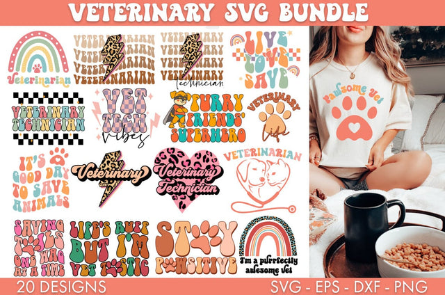 Veterinary SVG Bundle PNG Sublimation SVG Freeling Design House 