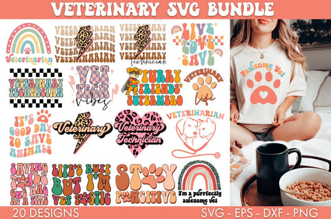 Veterinary SVG Bundle PNG Sublimation SVG Freeling Design House 