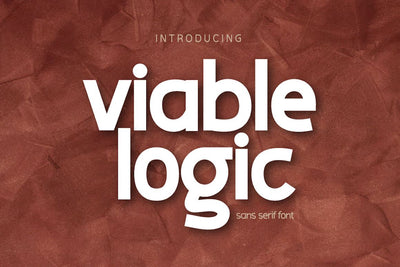 Viable Logic Font twinletter 