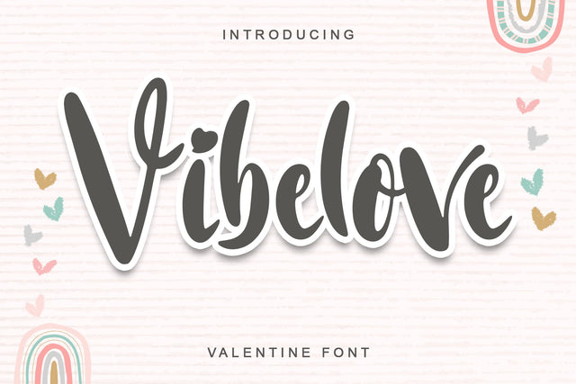 Vibelove Font Sakha Design Studio 