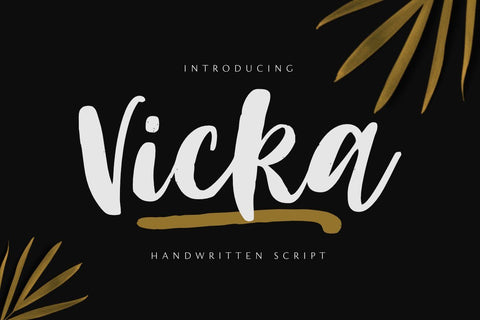 Vicka Font Olivetype 