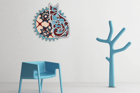 Victorian Cat cut files, SVG, DXF SVG Angel on Empire 