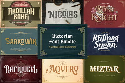 Victorian Font Bundle Font StringLabs 