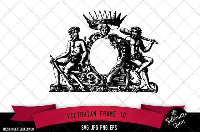 Victorian Frame (10) SVG -Vector Art Commercial & Personal Use- Cricut,Silhouette,Cameo,Vinyl Cut SVG Loveleen Kaur 