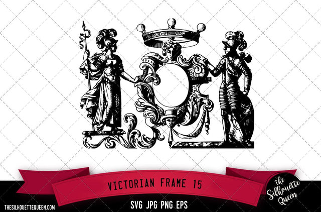 Victorian Frame (15) SVG -Vector Art Commercial & Personal Use- Cricut,Silhouette,Cameo,Vinyl Cut SVG Loveleen Kaur 