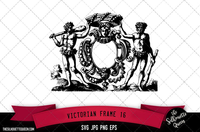 Victorian Frame (16) SVG -Vector Art Commercial & Personal Use- Cricut,Silhouette,Cameo,Vinyl Cut SVG Loveleen Kaur 